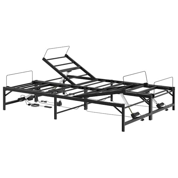 Elektriline voodipõhi, must, 120 × 190 cm — mudel 3438617