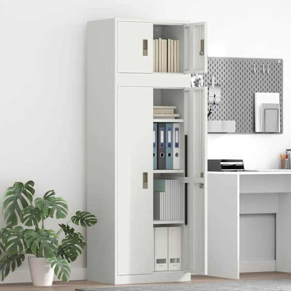 Hoiukapp 2 tk 60 × 40 × 180 cm Teras Lukustatav