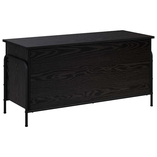 Salvestuskarp Must tamm 80 × 40 × 49,5 cm Tehispuit