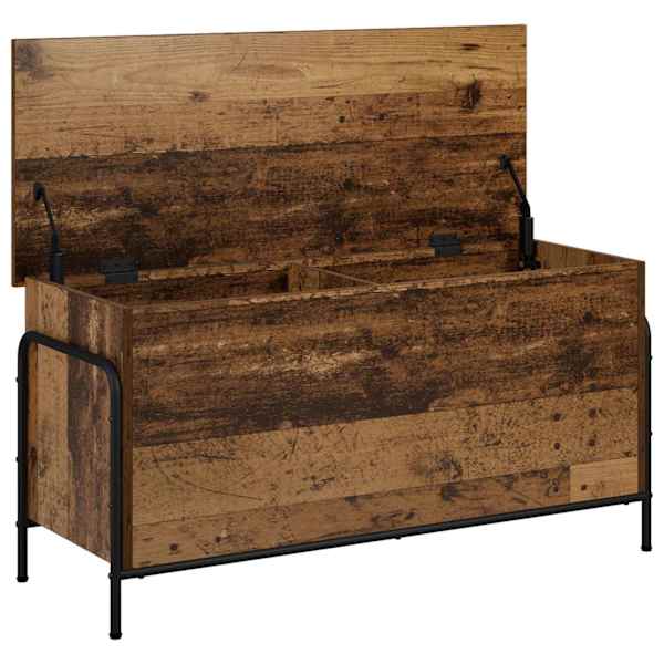Salvestuskarp Vana puit 80 × 40 × 49,5 cm Tehispuit