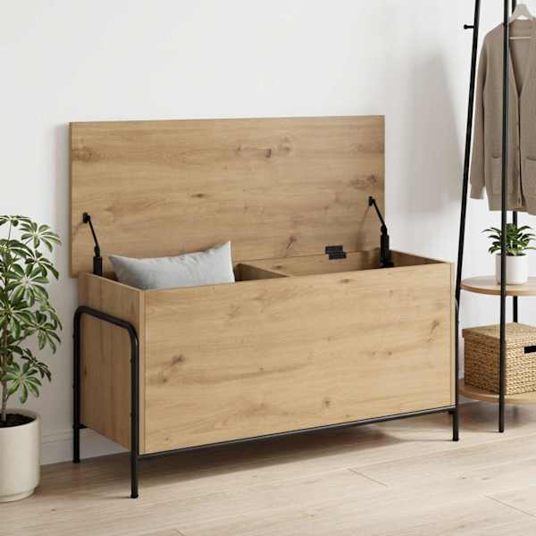 Salvestuskarp Artisan tamm 80 × 40 × 49,5 cm Tehispuit