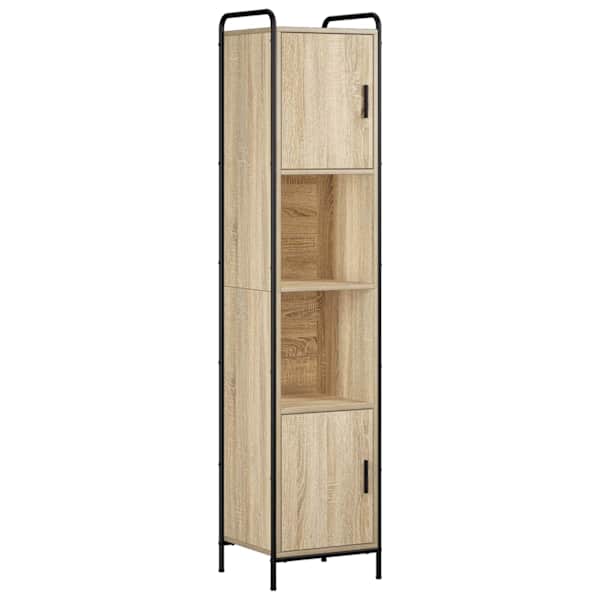 Vannitoa kapp Sonoma tamm 46 × 36 × 181 cm Tehispuit