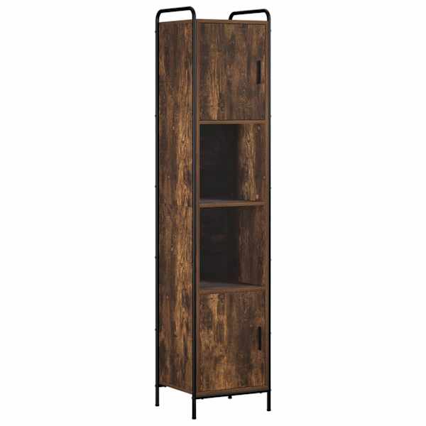 Vannitoa kapp Suitsutatud tamm 46 × 36 × 181 cm Tehispuit