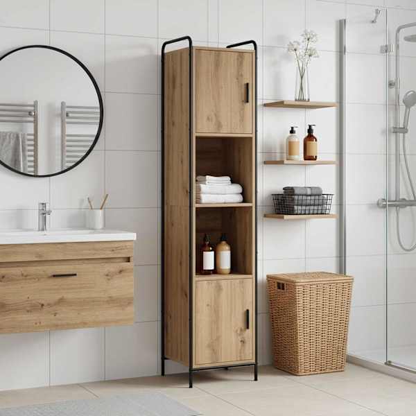 Vannitoa kapp Artisan tamm 46 × 36 × 181 cm Tehispuit