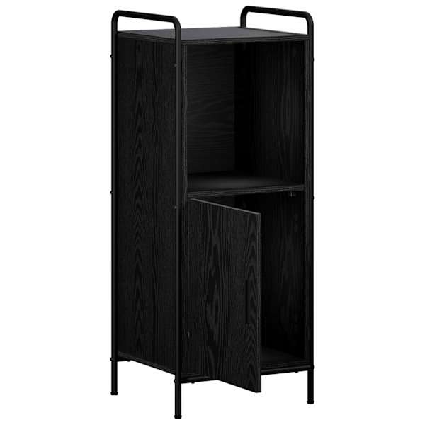 Vannitoa kapp Must tamm 40 × 36 × 99,5 cm Tehispuit
