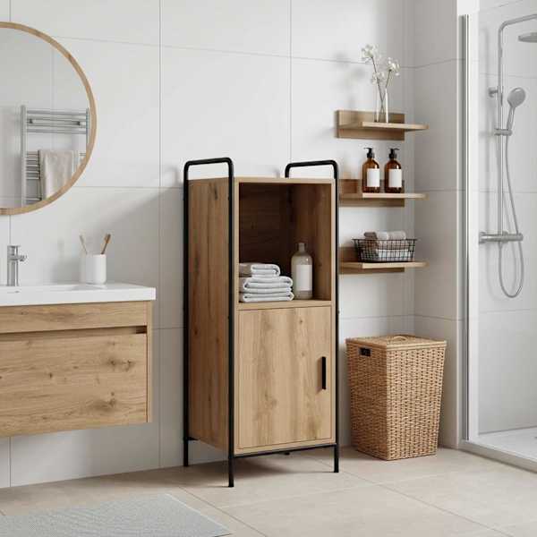 Vannitoa kapp Artisan tamm 40 × 36 × 99,5 cm Tehispuit