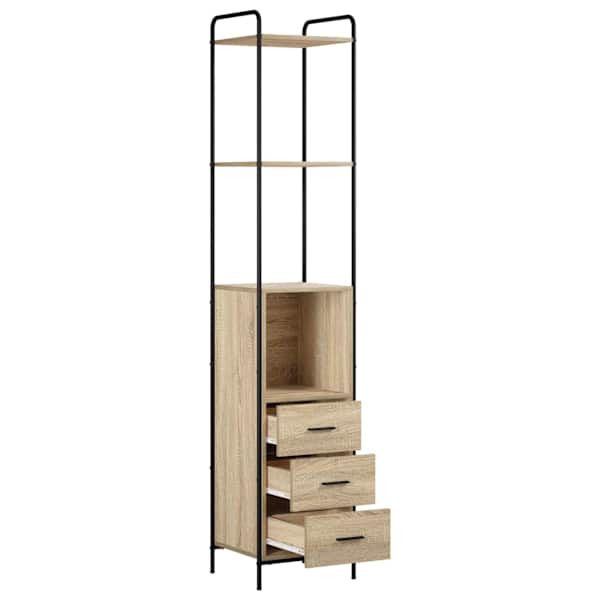 Vannitoa kapp Sonoma tamm 40 × 36 × 200,5 cm Tehispuit