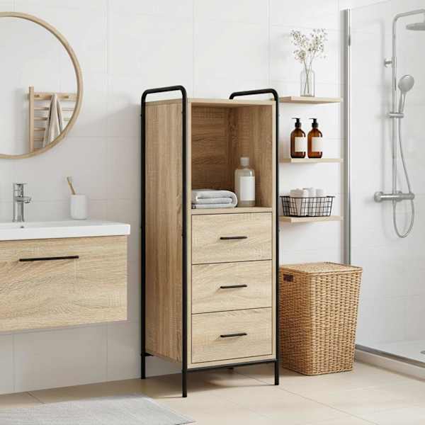 Vannitoa kapp Sonoma tamm 40 × 36 × 109,5 cm Tehispuit