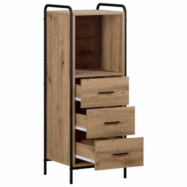 Vannitoa kapp Artisan tamm 40 × 36 × 109,5 cm Tehispuit