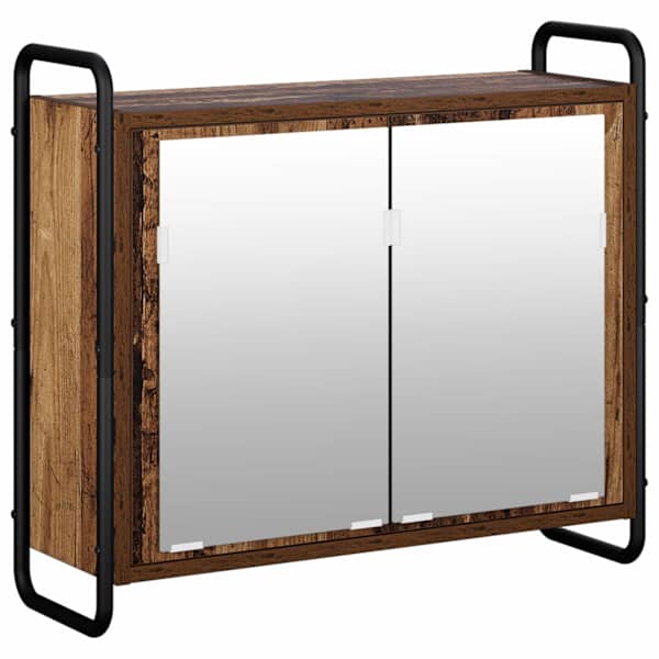 Rippuv vannitoakapid Vana puit 64 × 20 × 56,5 cm Tehispuit