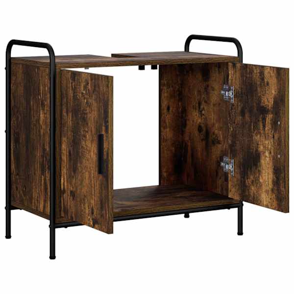 Vannitoa kapp Suitsutatud tamm 65,5 × 34 × 61 cm Tehispuit
