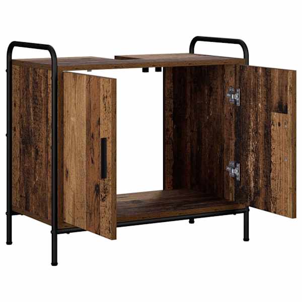 Vannitoa kapp Vana puit 65,5 × 34 × 61 cm Tehispuit