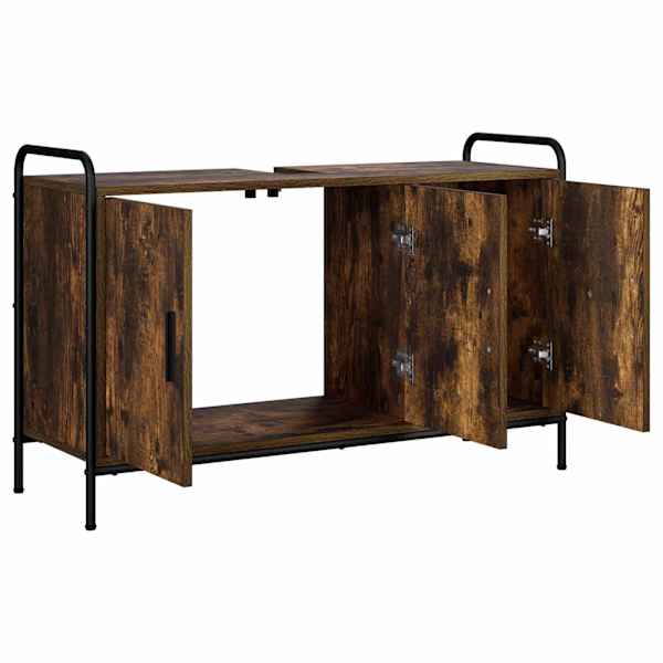 Vannitoa kapp Suitsutatud tamm 95 × 34 × 61 cm Tehispuit