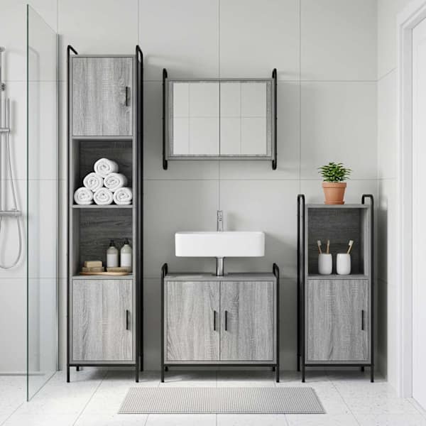 Vannitoa kapikomplekt 2 tk Hall Sonoma 65,5 × 34 × 61 cm
