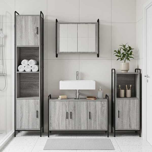 Vannitoa kapikomplekt 2 tk Hall Sonoma 65,5 × 34 × 61 cm
