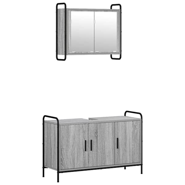 Vannitoa kapikomplekt 2 tk Hall Sonoma 65,5 × 34 × 61 cm