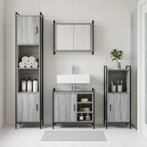 Vannitoa kapikomplekt 2 tk Hall Sonoma 65,5 × 34 × 61 cm