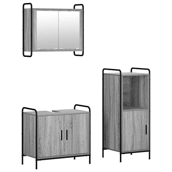 Vannitoa kapikomplekt 3 tk Hall Sonoma 40 × 36 × 99,5 cm