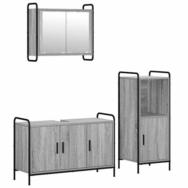 Vannitoa kapikomplekt 3 tk Hall Sonoma 40 × 36 × 99,5 cm