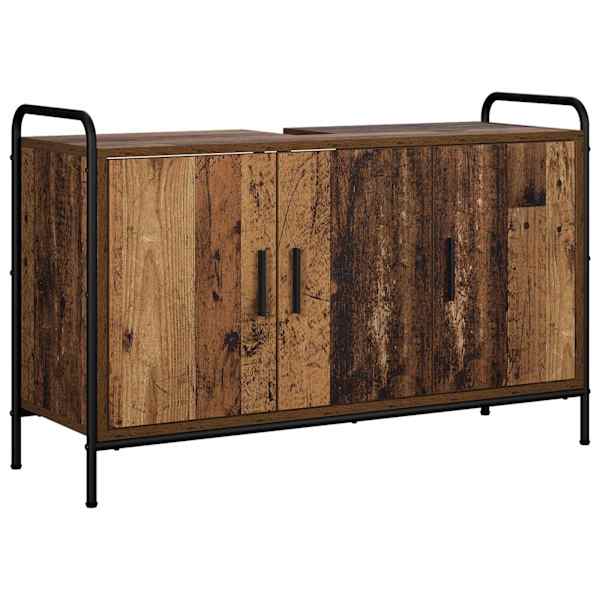 Vannitoa kapikomplekt 3 tk Vana puit 40 × 36 × 99,5 cm