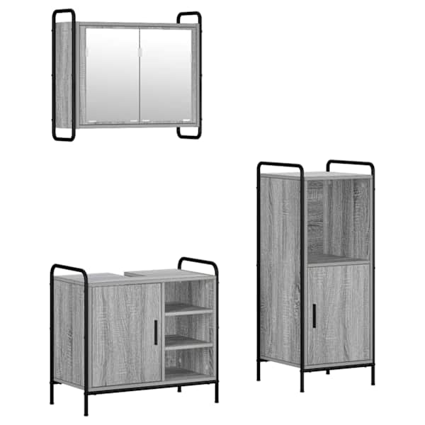 Vannitoa kapikomplekt 3 tk Hall Sonoma 40 × 36 × 99,5 cm