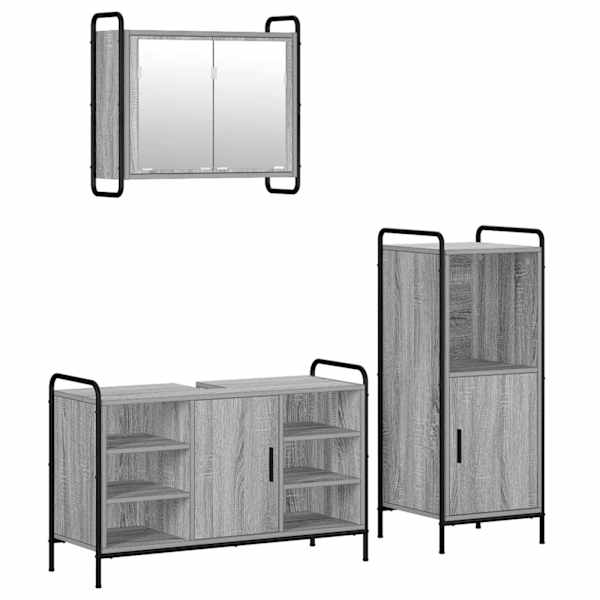 Vannitoa kapikomplekt 3 tk Hall Sonoma 40 × 36 × 99,5 cm