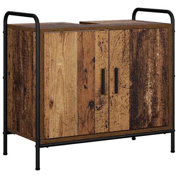 Vannitoa kapikomplekt 4 tk Vana puit 40 × 36 × 181 cm Tehispuit