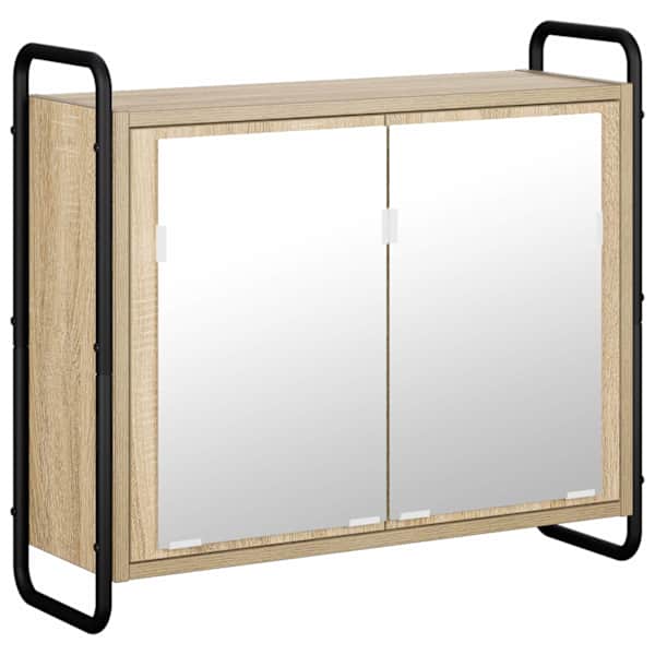 Vannitoa kapikomplekt 4 tk Sonoma tamm 40 × 36 × 181 cm