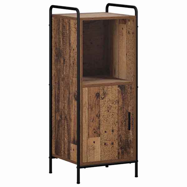 Vannitoa kapikomplekt 4 tk Vana puit 40 × 36 × 200,5 cm