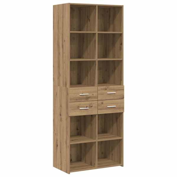 Raamatukapp Artisan tamm 30 × 42.4 × 185.2 cm Tehispuit