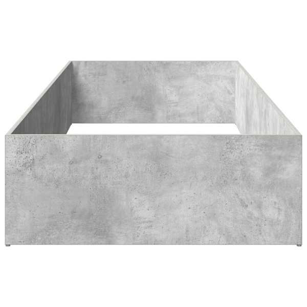 Voodiraam reguleeritava voodipõhja jaoks, betoonhall, 80 × 200 cm — mudel 8021818