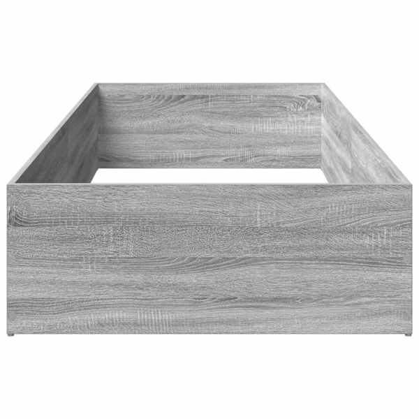 Voodiraam reguleeritava voodipõhja jaoks, hall sonoma, 100 × 200 cm — mudel 8021836