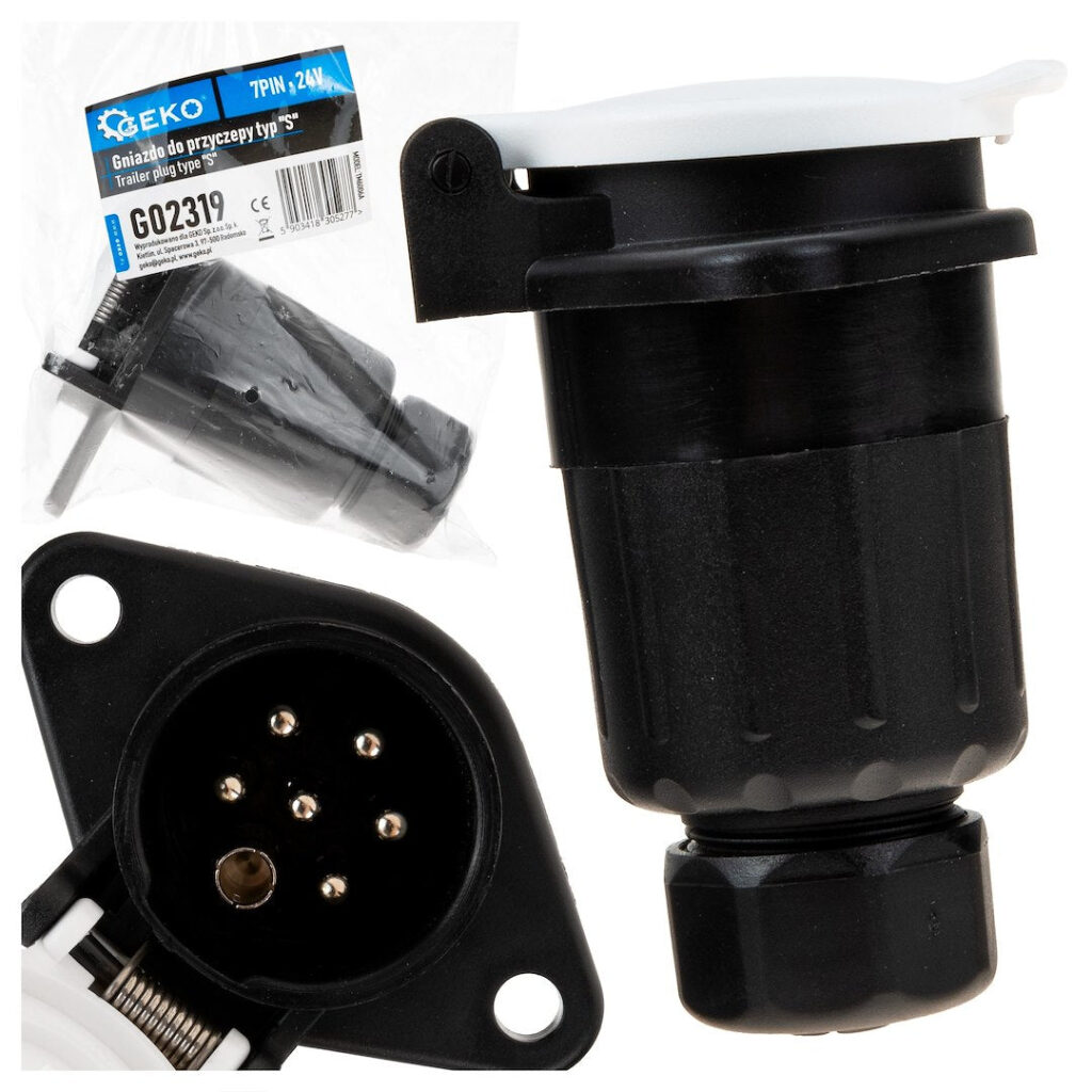 Haagise pistikupesa 7PIN 24V tüüp "S"