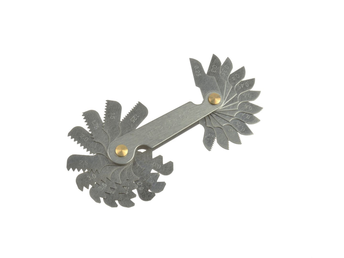 Meeterkeerme sammumõõtja 0,25–6 mm 24 lehte G02737
