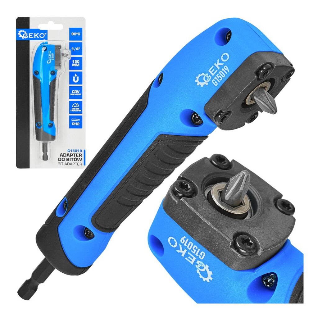 90° nurgaadapter otsikutele 1/4" 150 mm 25 Nm G15019