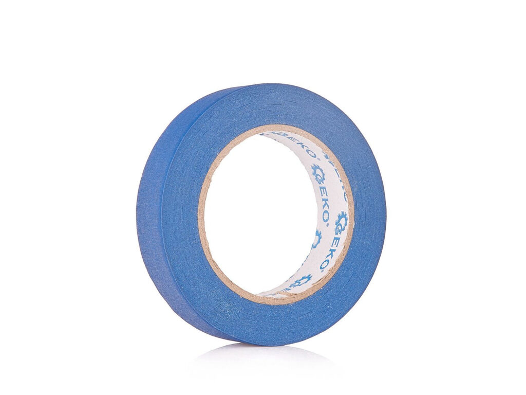 Sinine UV-kindel maalriteip 25mm x 50m – 5 paari komplekt