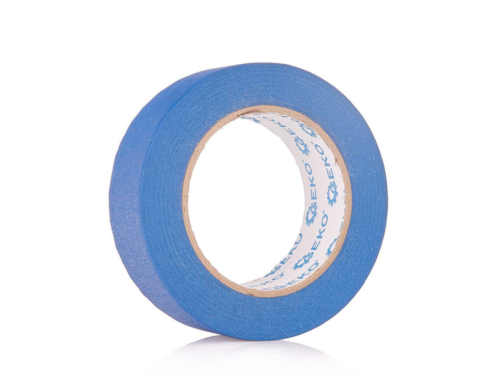 Sinine UV-kindel maalriteip 38mm x 50m – 5 paari komplekt