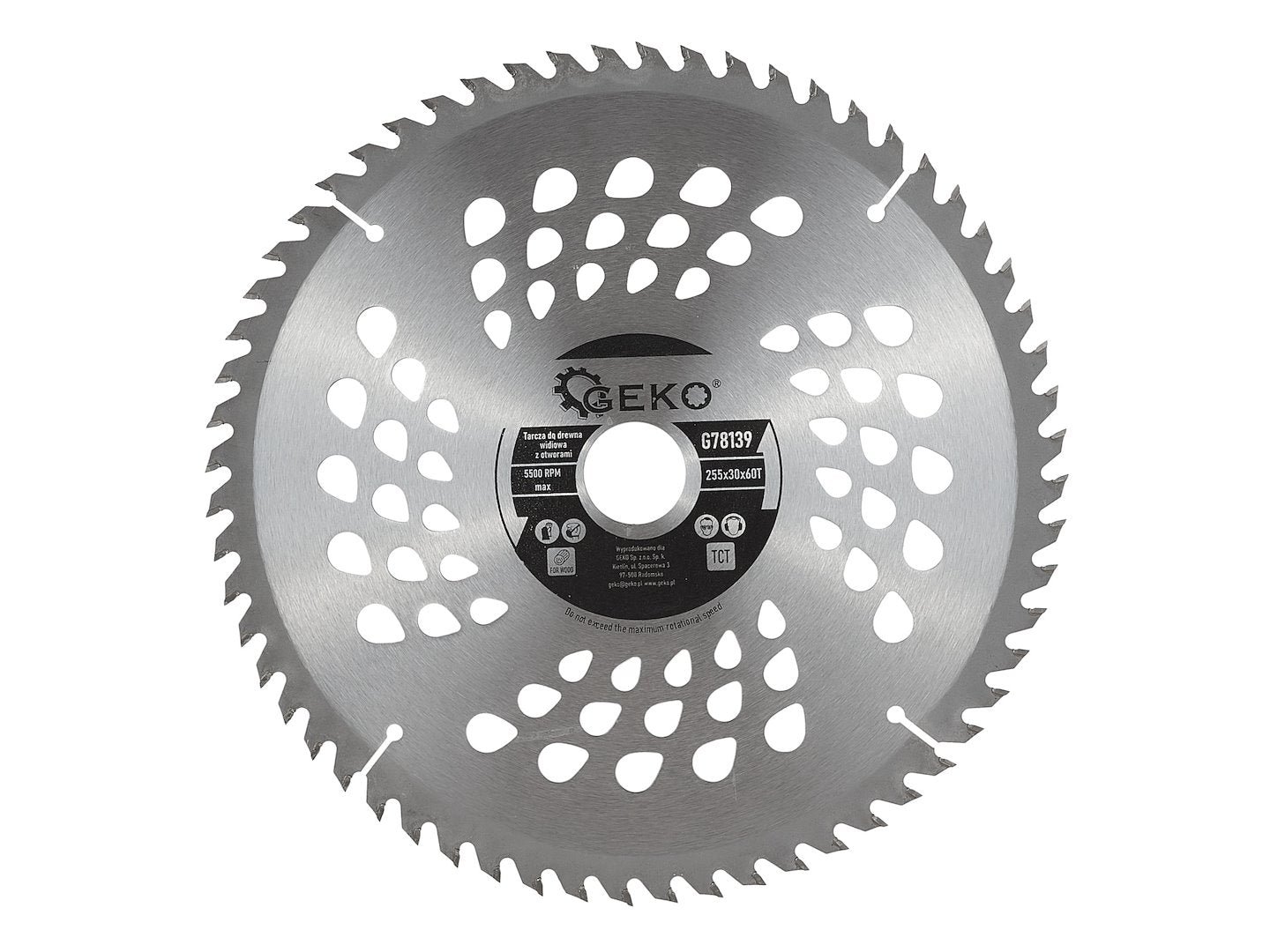 Aukudega ketassae tera puidule 30 mm 60 hammast G78139