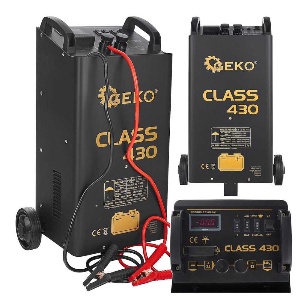 GEKO Class 430 12/24 V akulaadija käivitusabiga G80024