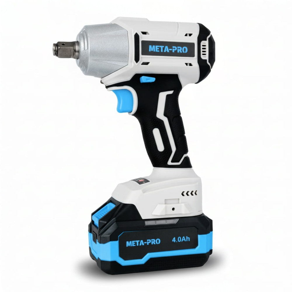 META-PRO 20 V 750 Nm harjadeta 3-in-1 akulöökmutrikeeraja komplekt 2 × 4,0 Ah akuga GY2070