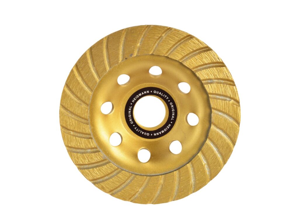 Heidmann turbo-teemant-kausslihvketas 125 × 22,23 mm, segmendi kõrgus 5 mm H00123 – 2 tk komplekt