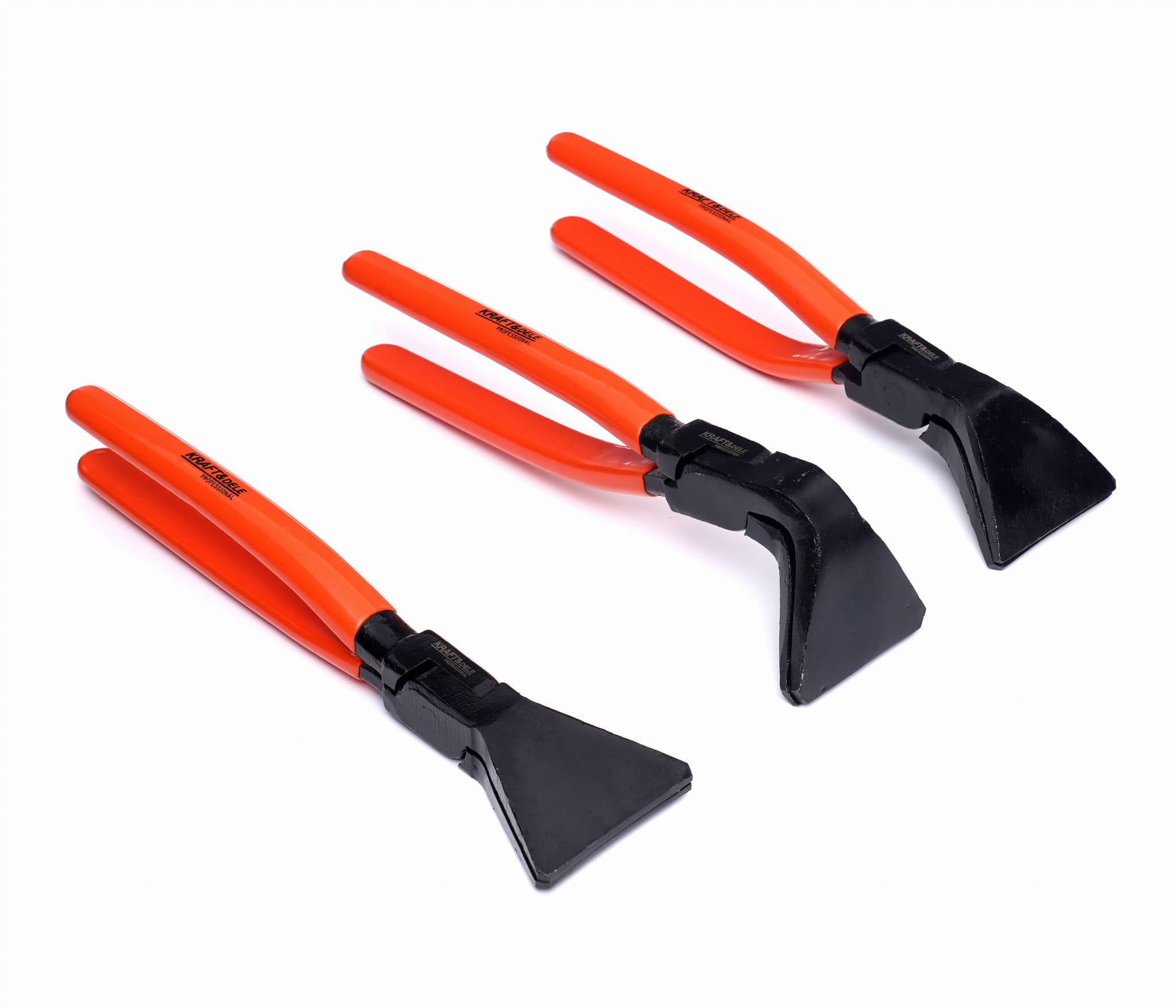 3-osaline katuseplekitangide komplekt lehtmetalli painutamiseks 180°, 90° ja 45°, 275 mm KD10453
