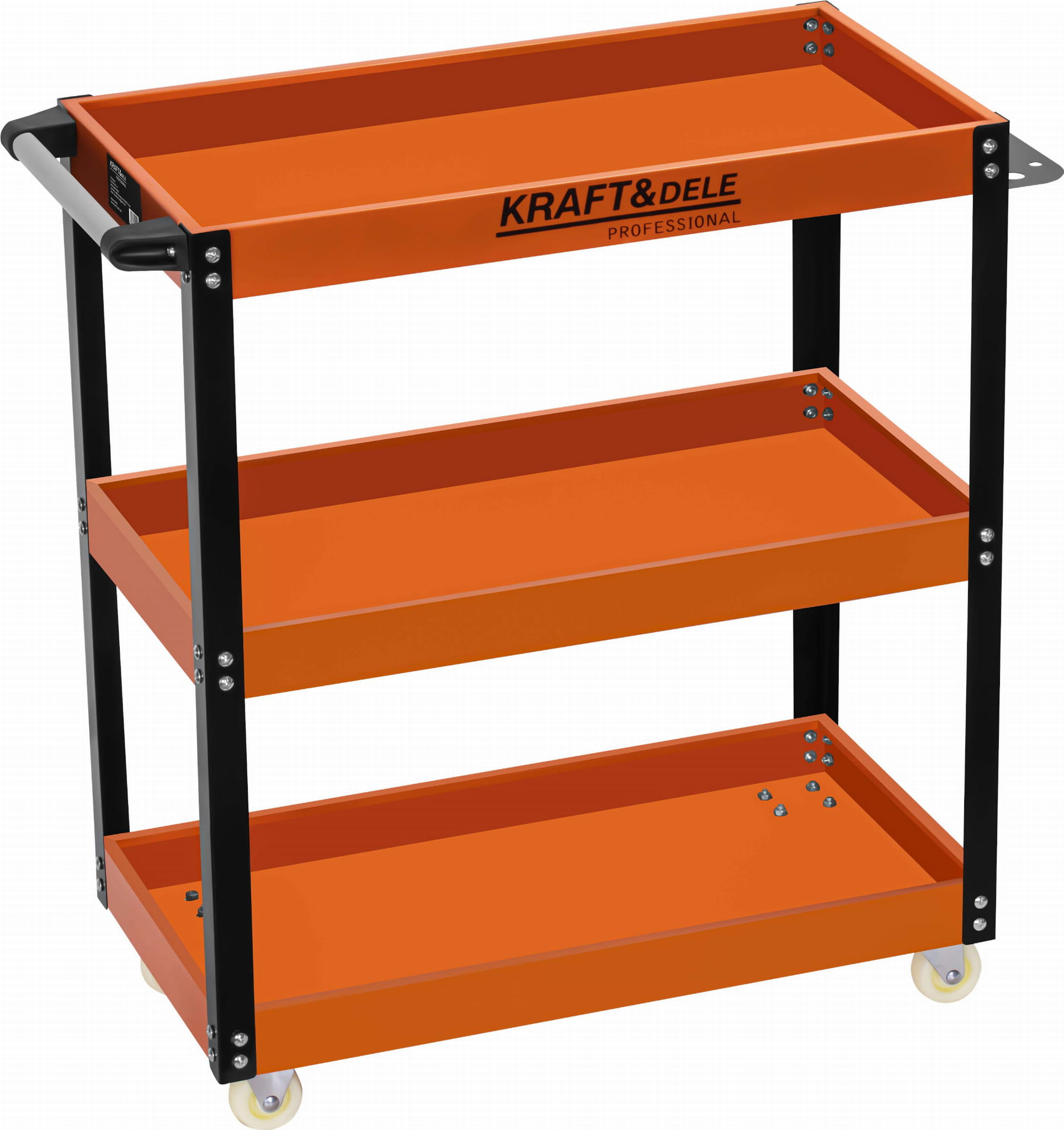 KRAFT&DELE 3 riiuliga tööriistakäru KD1092