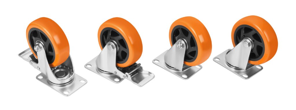 100 mm pöördrataste komplekt 4 tk, 460 kg KD3629