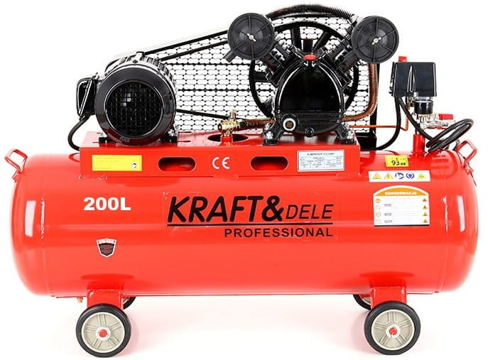 KRAFT&DELE 2-kolviline õlikompressor 200 l, 400 V KD407
