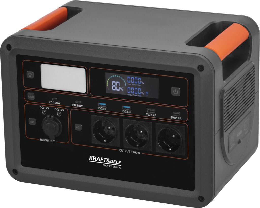 Kaasaskantav akutoitejaam 1152 Wh 45 Ah / 25,6 V KD5532