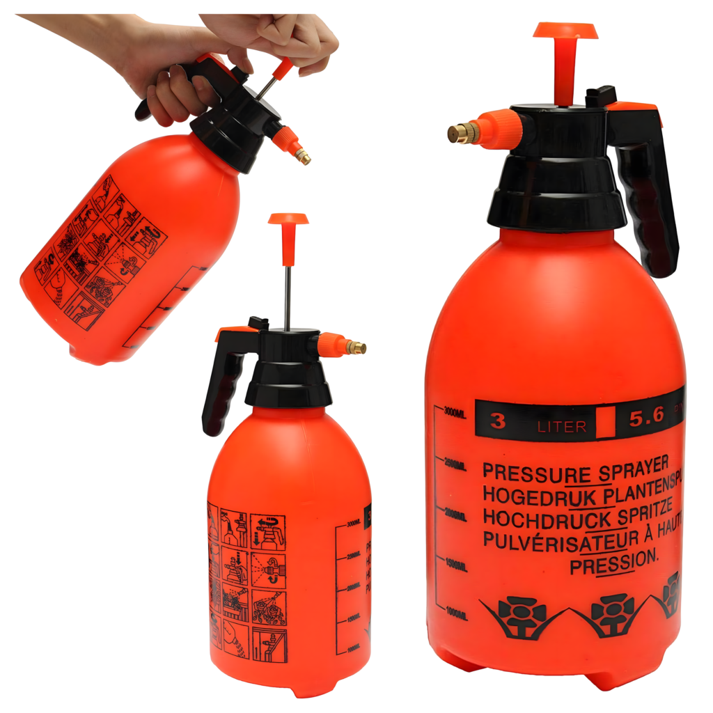 3 l oranž käsitsi kasutatav surveaiaprits RC-K-1597