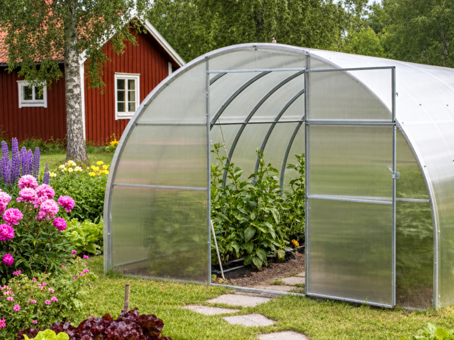 EasyGrow Max polükarbonaatkasvuhoone