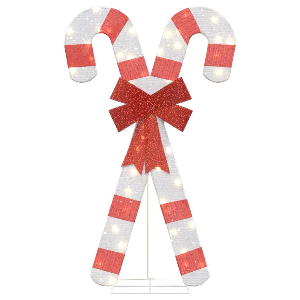 Jõulukaunistus Candy Cane 50 LED-i soe valge
