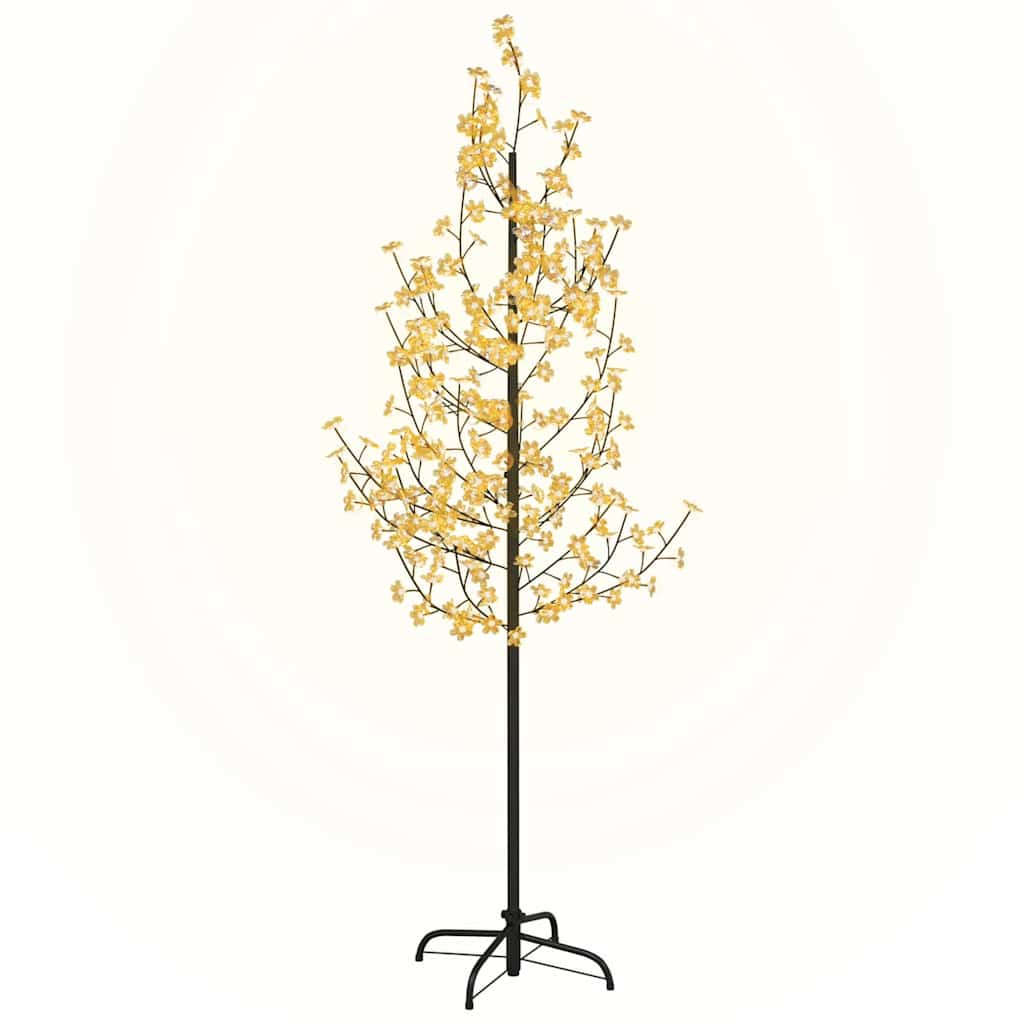 Kirsiõitega LED-puu, soe valge, 220 LEDi, 220 cm